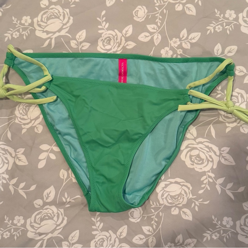 Green Victoria's Secret Women's Swim Bottom